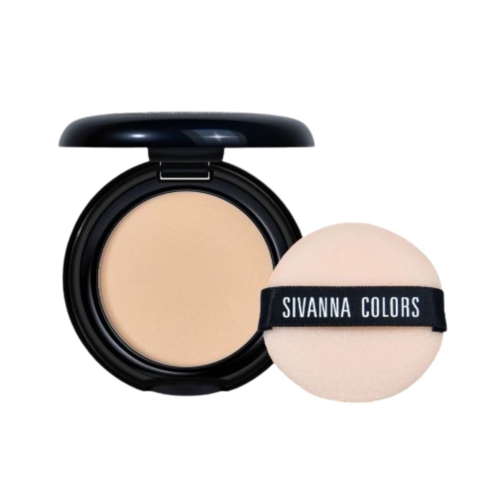 Sivanna Super Cover Two Way Cake Pressed Powder #HF731 ซีเวนน่า ซุปเปอร์ คัฟเวอร์ ทู เวย์ เค้ก เพรสต์ x1beautybakery