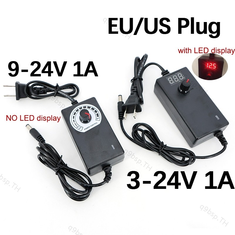 Universal Power Adapter AC 220V TO DC 3 V-12 V 3 V-24 V 9 V-24 V 1A 2A ปรับหน้าจอควบคุม charger 5V 6