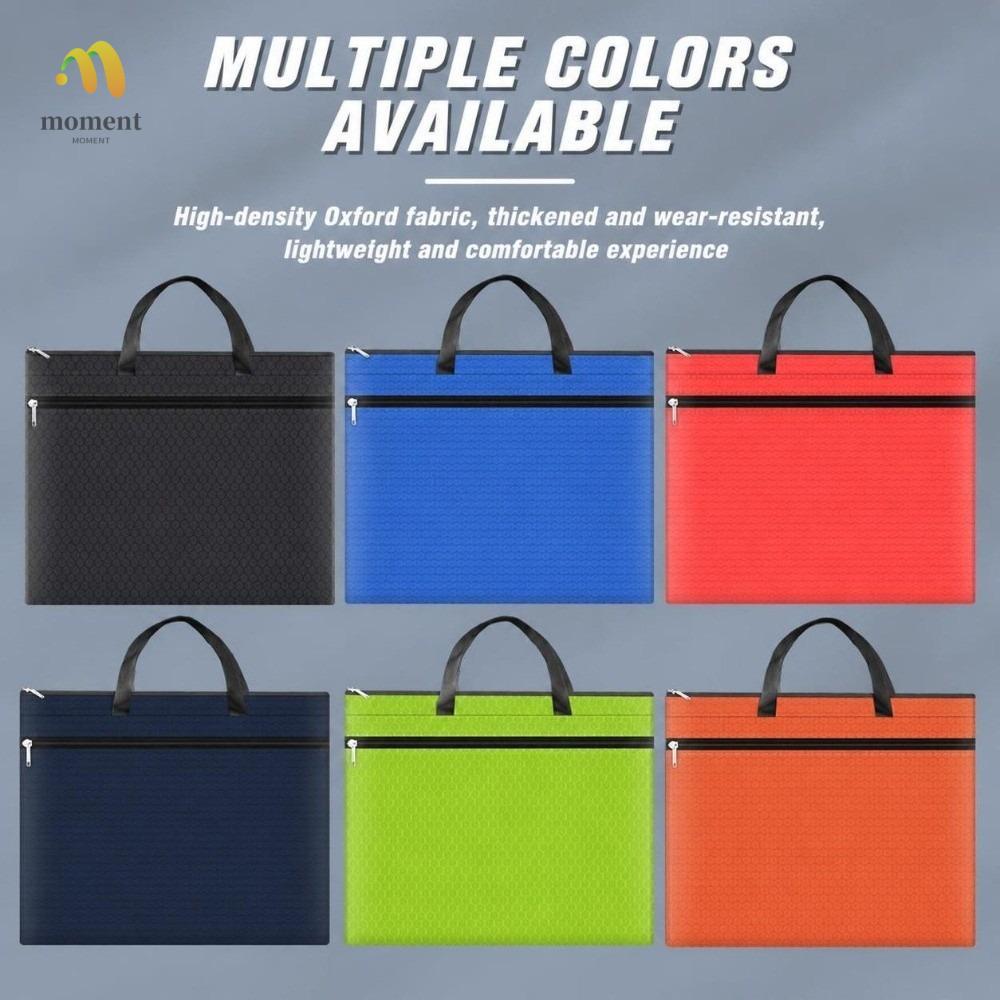 MOMENT Portfolio Tote Bag, with Handle A3 A3 Document Bag, Durable Large Capacity Cloth Art Carry Ba