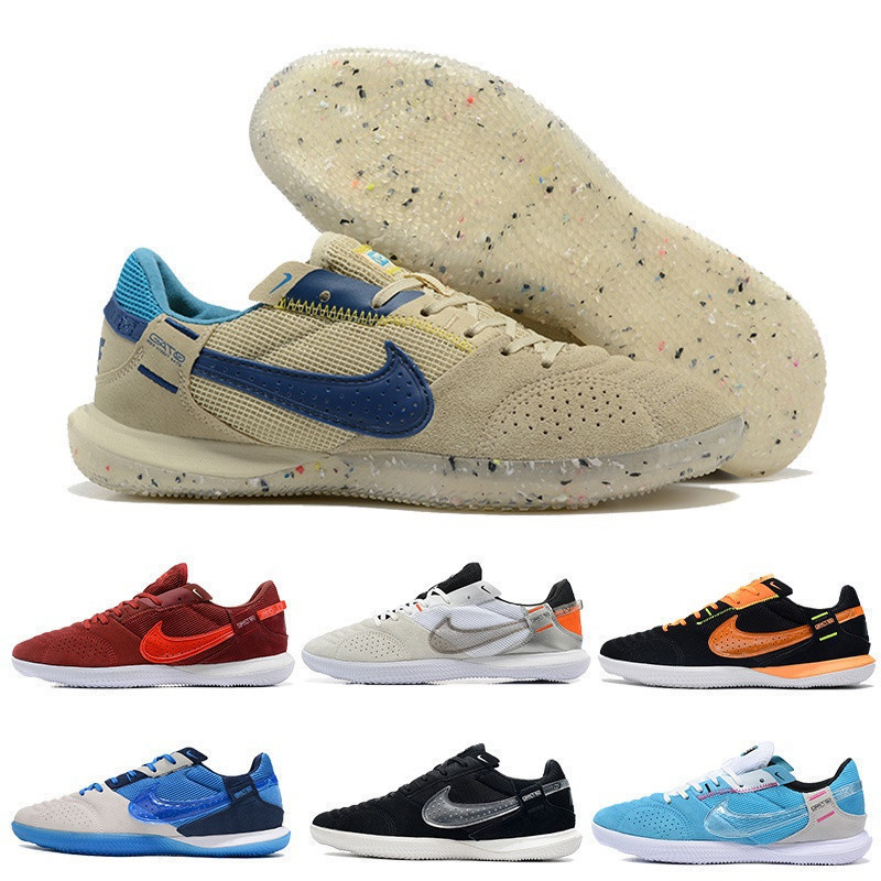 รองเท้าฟุตบอลผู้ชาย Kasut nike888 time Streetgato MD คุณภาพระดับพรีเมียม ฟุตซอล IC ดั้งเดิม