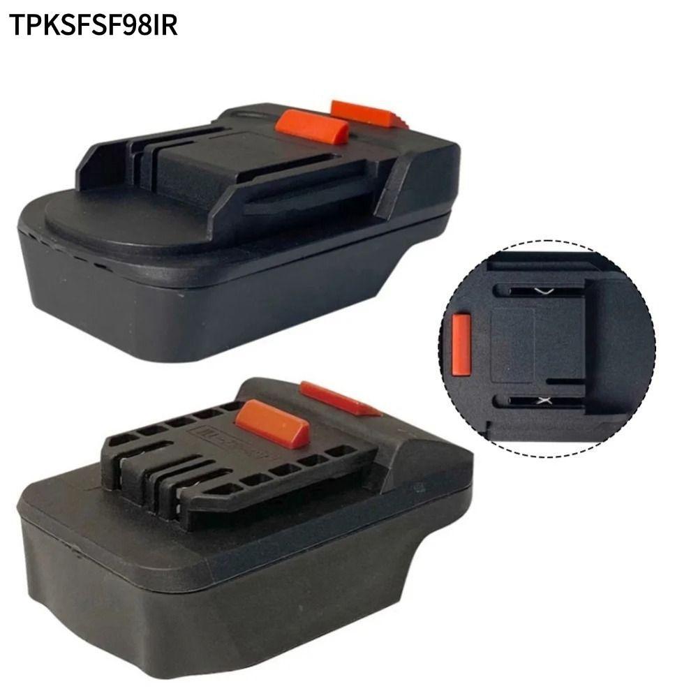 TPKSF98IR ตัวแปลงแบตเตอรี่ลิเธียม, ฐานแปลงพลาสติก 2 in 1 อะแดปเตอร์แบตเตอรี่, อุปกรณ์เสริมเครื่องมือ