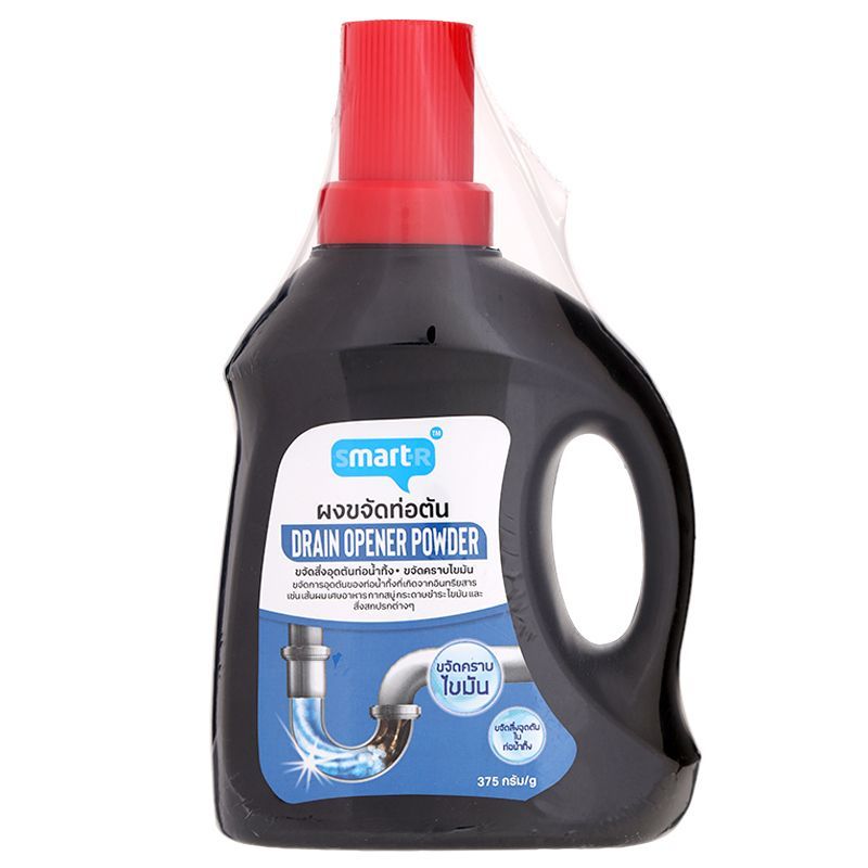 สมาร์ทเตอร์ผงขจัดท่อตัน 375กรัม Smarter Drain Opener Powder 375g. [หมายเลขบาร์โค้ด 8853474064946 ]