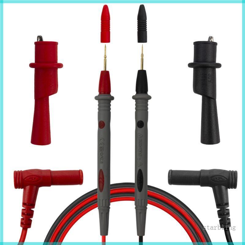 Star Multimeter Test Leads Universal Digital Multimeter Probe Test Lead Gold-plated