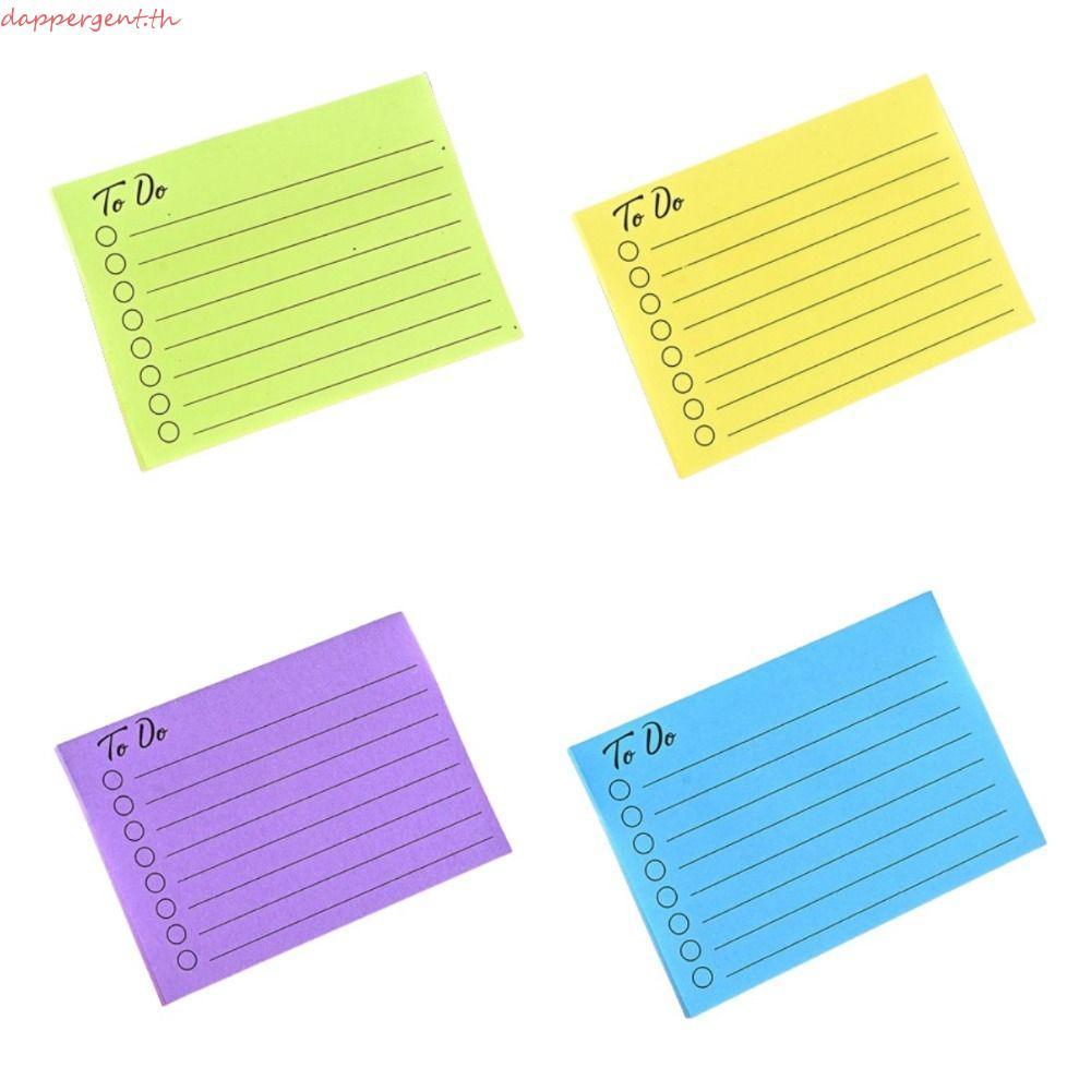 DAPPERGENT Schedule Memo Pad, Check It Self Discipline Sticky Notes, Weekly Daily Planner Scrapbooki