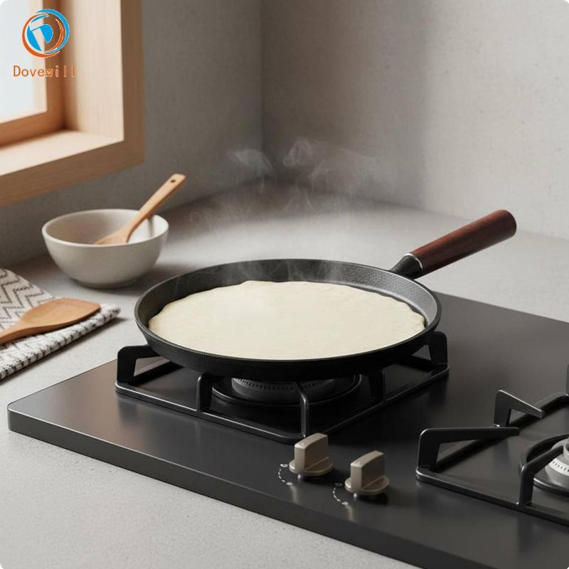 [Jzvphq] เหล็กหล่อ Skillet PFAS-ไม่มีกระทะเหล็กหล่อครัวเรือน Skillet เครื่องครัวติดทนนานปั้นชิ้นเดีย
