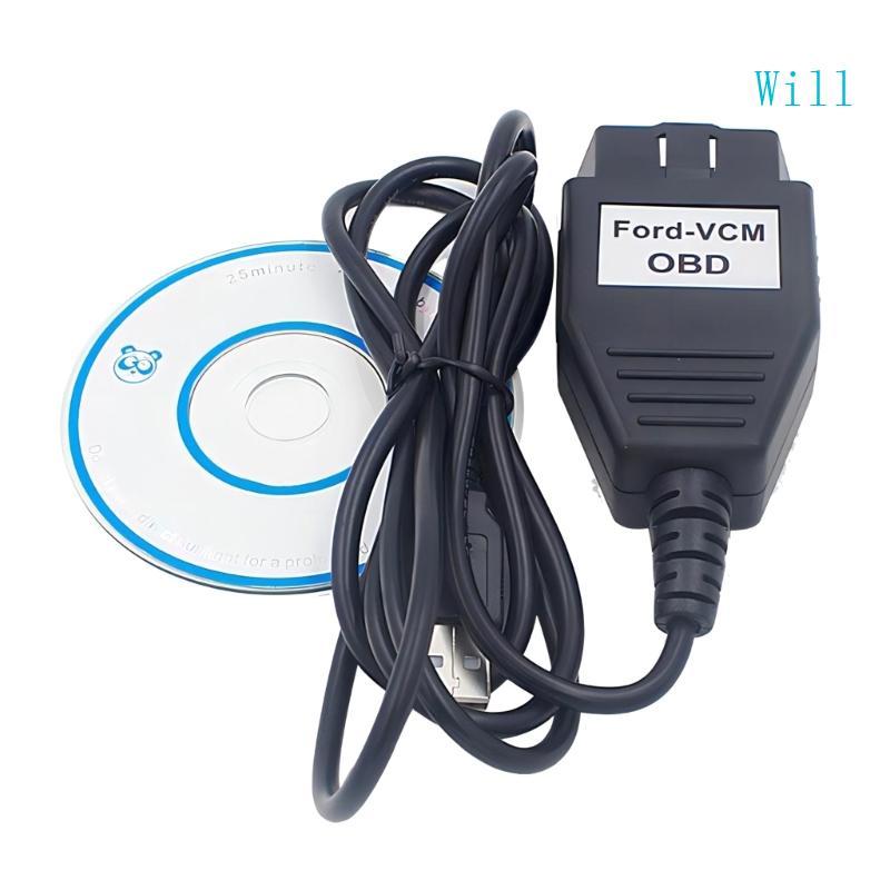 จะOBD2 Focom อินเทอร์เฟซ Usb สําหรับอุปกรณ์ Vcm Vcm สายวินิจฉัย Obd