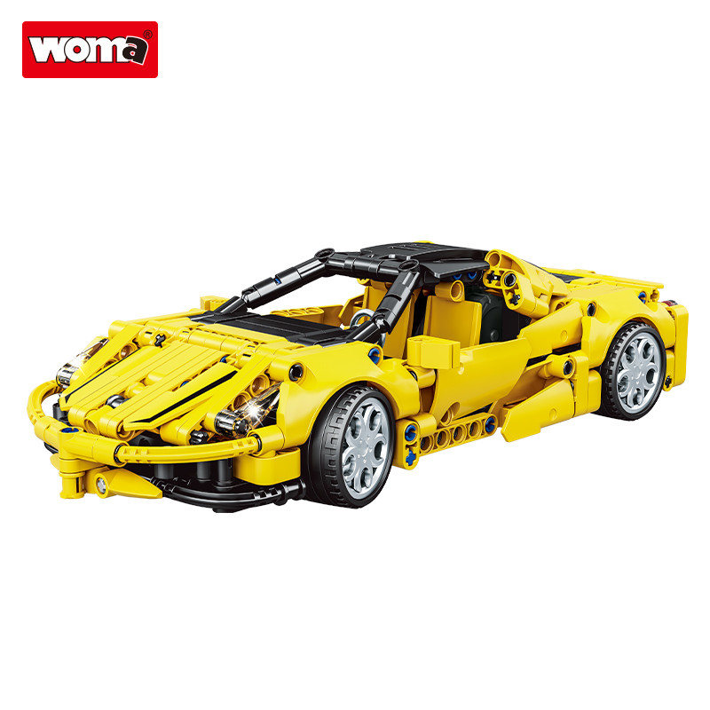Woma ของเล่น C0902 OEM ODM ประกอบบล็อกตัวต่ออิฐชุดการวิเคราะห์รถยนต์รถของเล่น