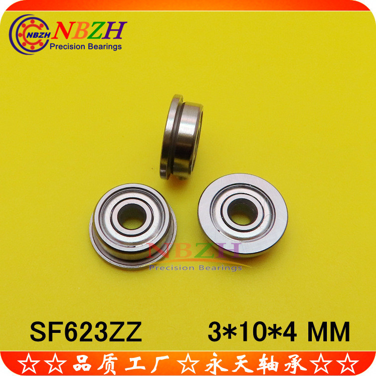 ถ้วยหน้าแปลนสแตนเลส Shi Bearing SF623ZZ F623ZZ F623-2RS LF-1030 3 * 10 * 4 PNJN