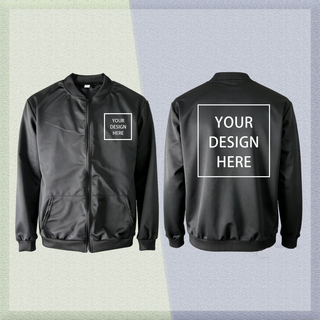 🍹HOT✨ 👕 Send a Picture in the Chat. T-Shirts, Printed Jackets. Jacket *Printed Pattern* in Black Cus