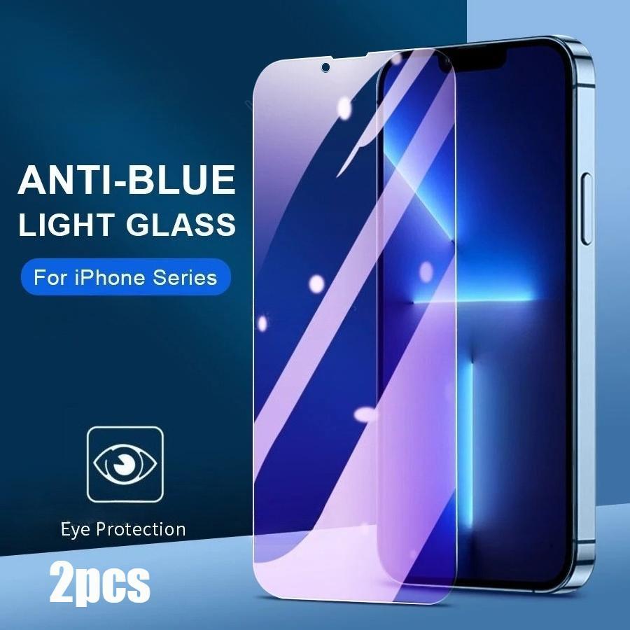 2 ชิ้น Anti Blue Ray 9H กระจกนิรภัยป้องกันหน้าจอสําหรับ Honor 400 Pro 400 Lite ฟิล์ม