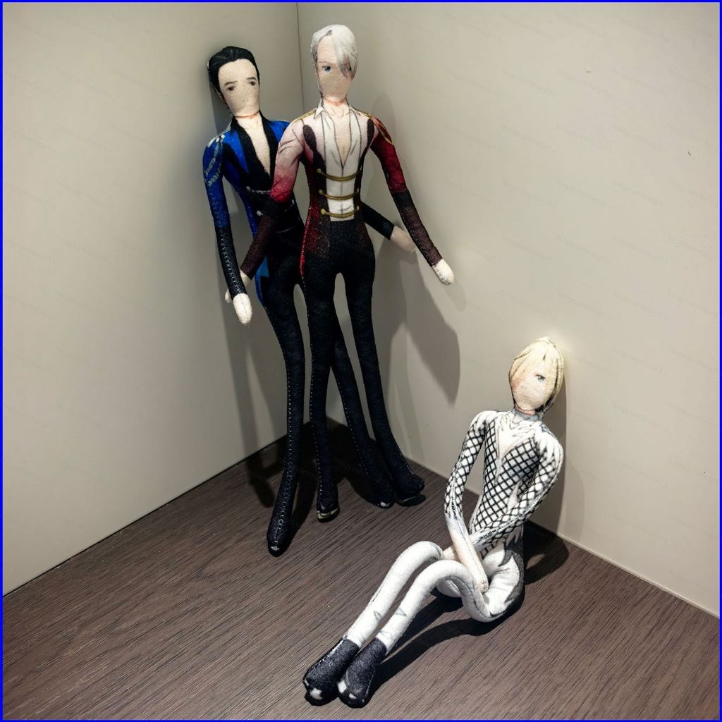 ZY1 YURI!!! บน ICE Yuri Plisetsky Victor Nikiforov Katsuki Yuri Poseable แห้งหนูลวด Armature Plushie
