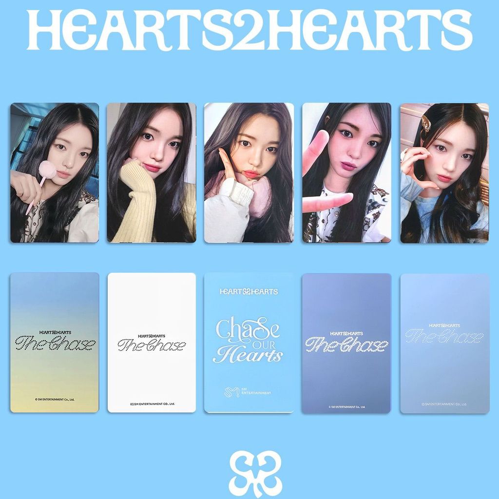Hearts2Hearts Hearts Girl สินค้า H2H อัลบั้ม Photocard The Chase Bonus Card AM S2U Lucky Card 8.27