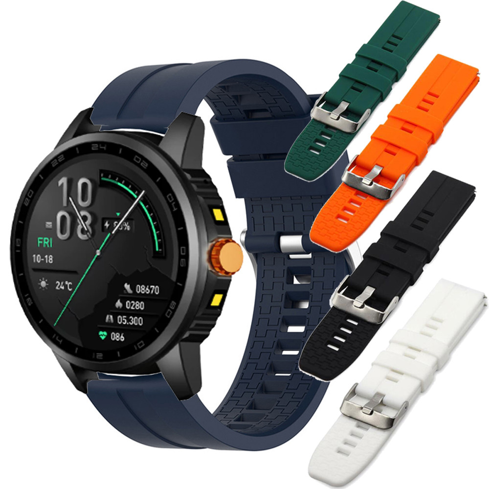 Laxasfit GT12 สมาร์ทนาฬิกาซิลิโคนสําหรับ Laxasfit GT12 สมาร์ทวอท์ชเปลี่ยนสายรัดข้อมือสายนาฬิกาอัจฉริ