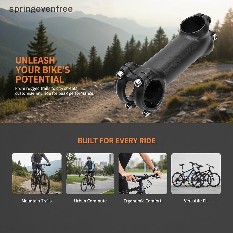 Springevenfree Ultralight จักรยาน Stem 31.8 มม.สวมใส่ Handlebar Stem สําหรับขี่จักรยานผู้ที่ชื่นชอบก