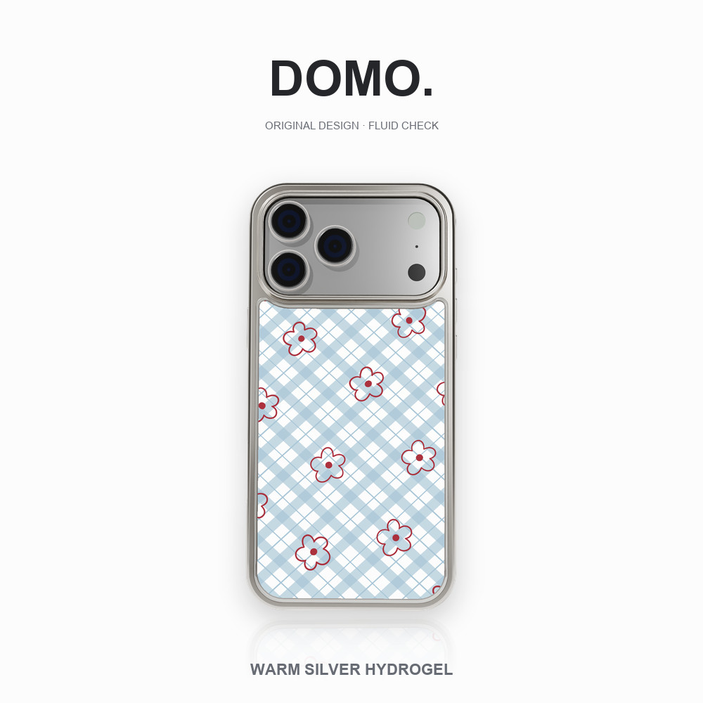 เคสไฮโดรเจลขอบเงินลายสีมิ้นต์สำหรับ iPhone 18 Pro Max 18 Pro 18 17 Pro Max 17 Pro 17 Air 16 15 14