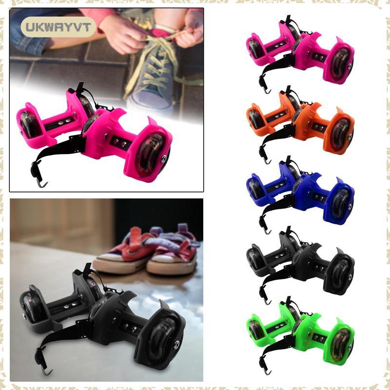 [ukwryvt] Heeled Wheels Roller Skates Shiny Heeled Skates รองเท้าสเก็ต Roller Heeled Skates สําหรับเ