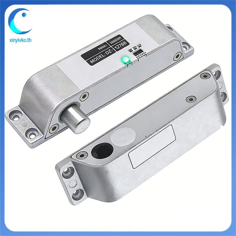 [xinyivko.th] DC12V Electronic Adjustabe Time Delay Drop Bolt ล็อคอิเล็กทรอนิกส์พร้อมโหมด Mortise ไฟ