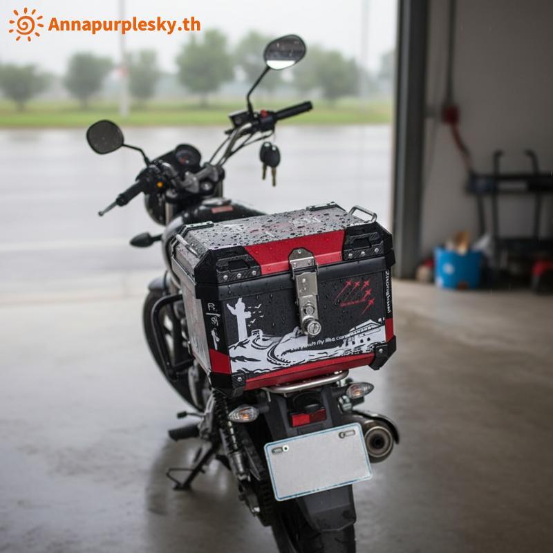 Annapursky Motorcycle Top Box Lo Set with กระบอก Core Plug & Keys สําหรับเคส 25L-100L TH