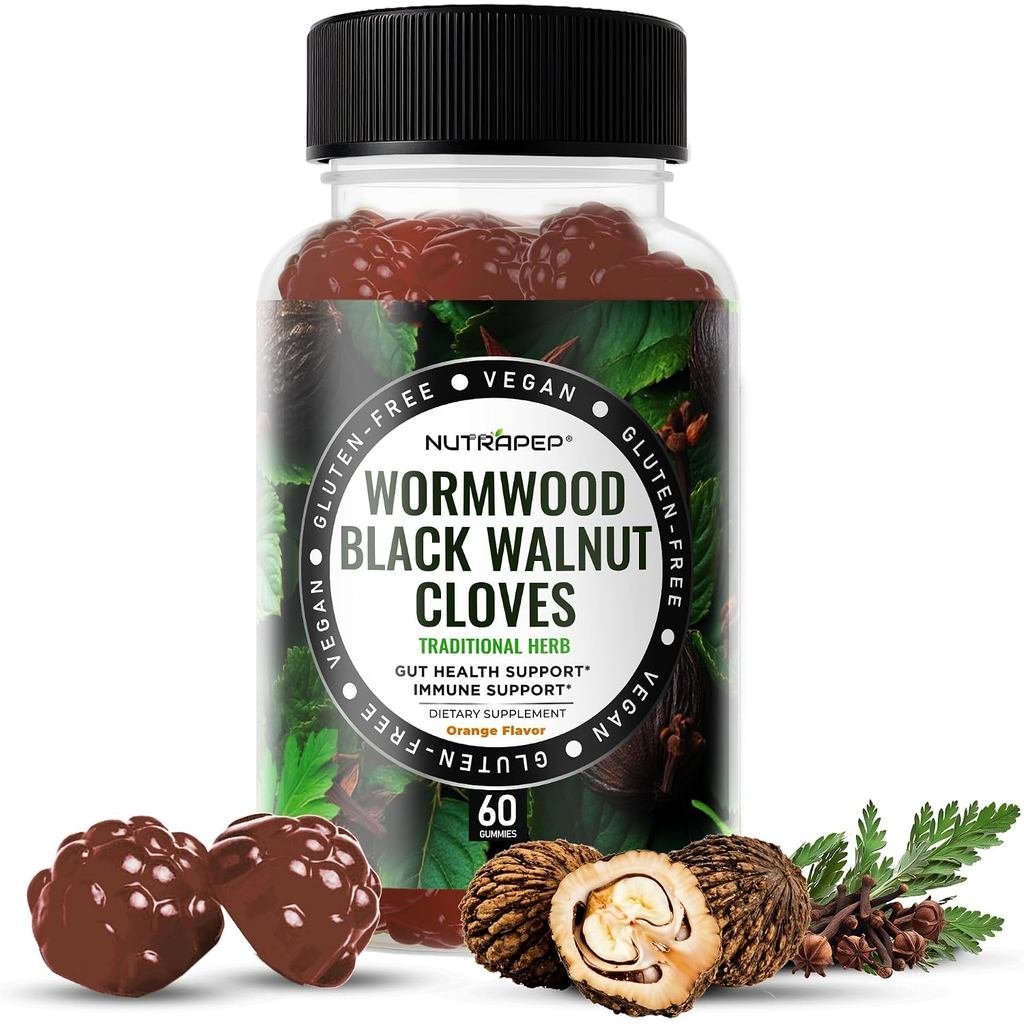 NutraPep Wormwood Black Walnut & Cloves Gummies