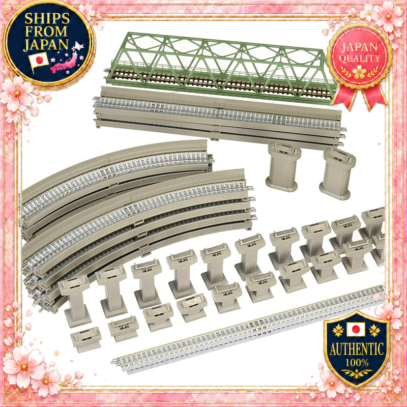 TOMIX N Scale Rail Set Grade Separation Set C Pattern 91027