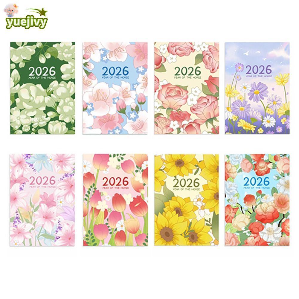 YUEJIPH 2026 Schedules Notebook, Learning Plan Work Efficiency Planner Notebook, Efficient A4 A5 Lif