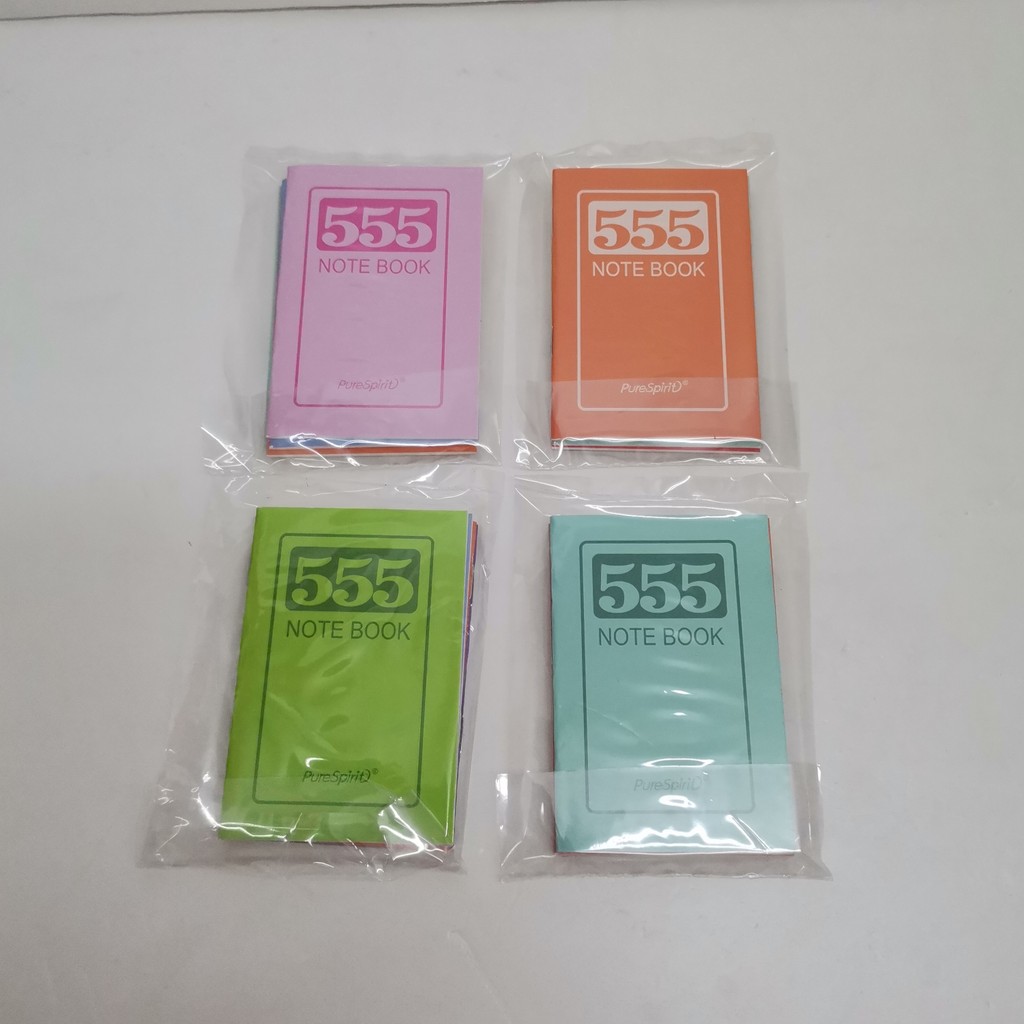 555 NOTE BOOK / BUKU 555 ( 1PACK =4PCS ) 70MM*105MM