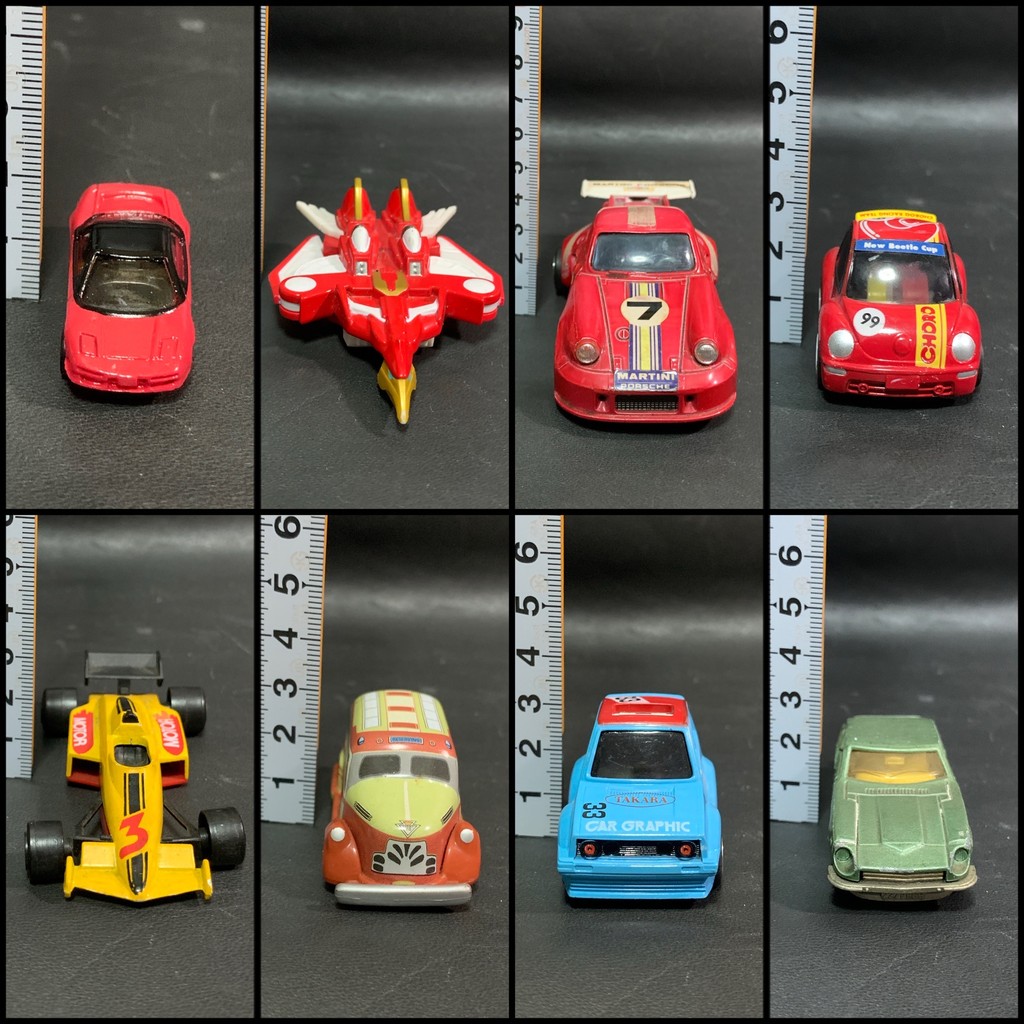 Tomica, Choro-Q, Majorrette, Meiji Kitahara, Novacar, GranSazer