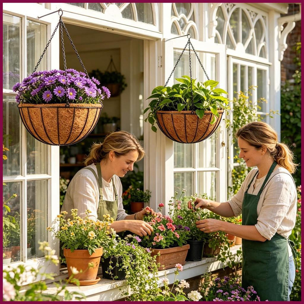 โกโก้ Liners สําหรับตะกร้าธรรมชาติรอบ Breathable Planter ตะกร้า Liners สําหรับสวนปลูกบ้านระเบียง pro