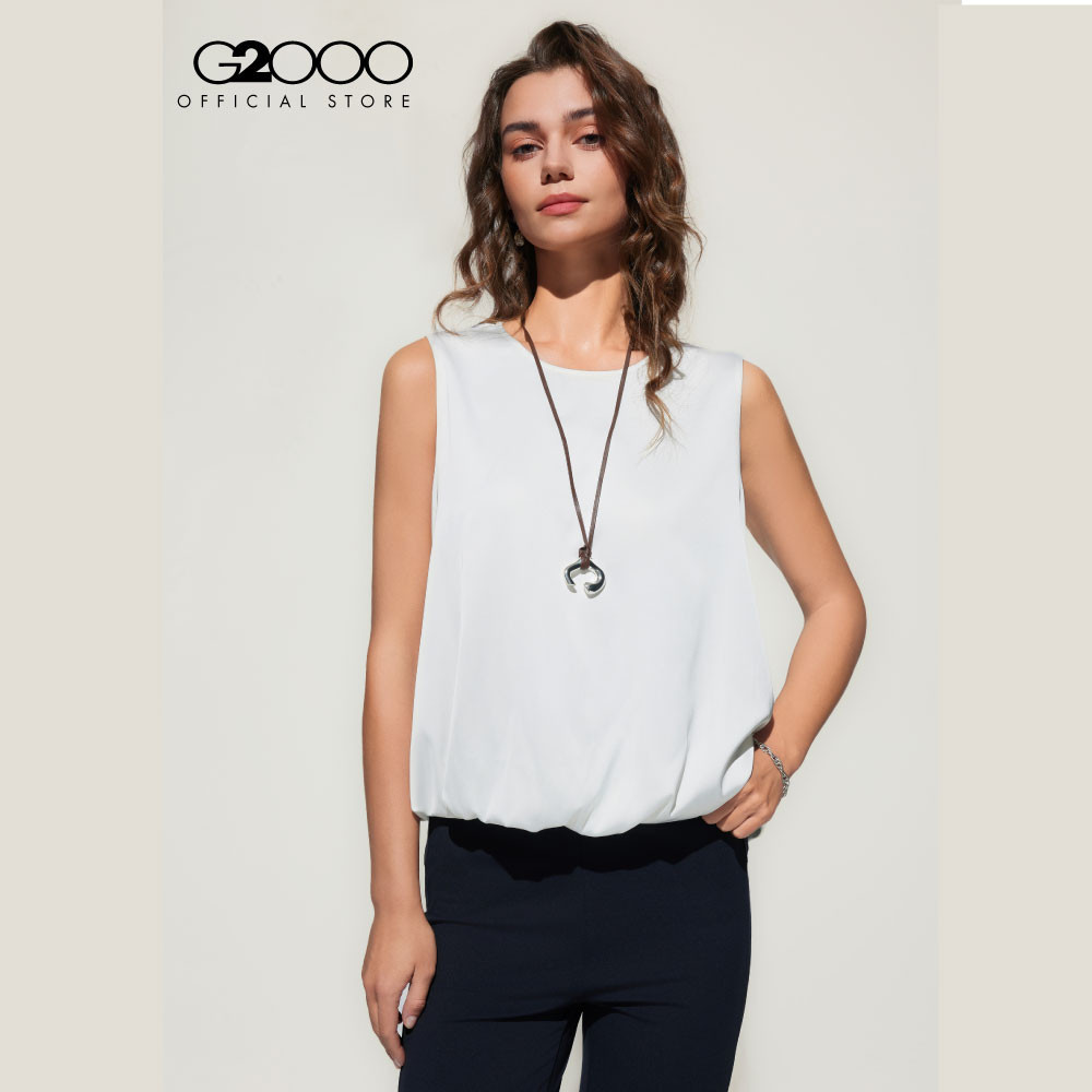 G2000 เสื้อเบลาส์สำหรับผู้หญิง Regular Fit รุ่น 5124148001 OFF-WHITE