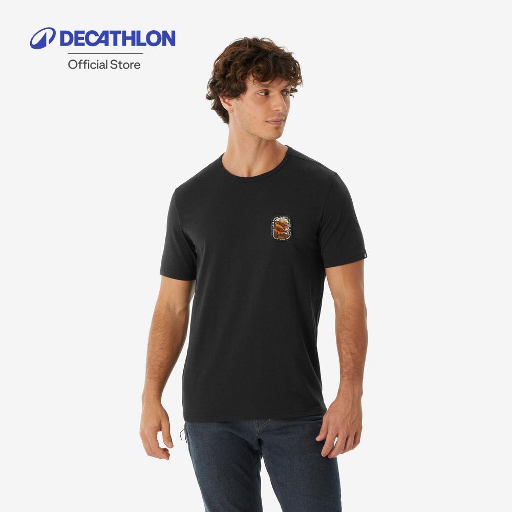Decathlon Men'S T-Shirt Nh100 เสื้อยืดเดินป่าสำหรับผู้ชาย รุ่น Nh100
