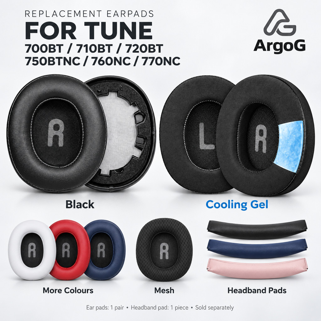 แผ่นรองหูฟัง/ที่คาดผมสําหรับ TUNE 700BT 710BT 720BT 750BTNC 760NC 770NC เปลี่ยนแผ่นรองหูฟัง