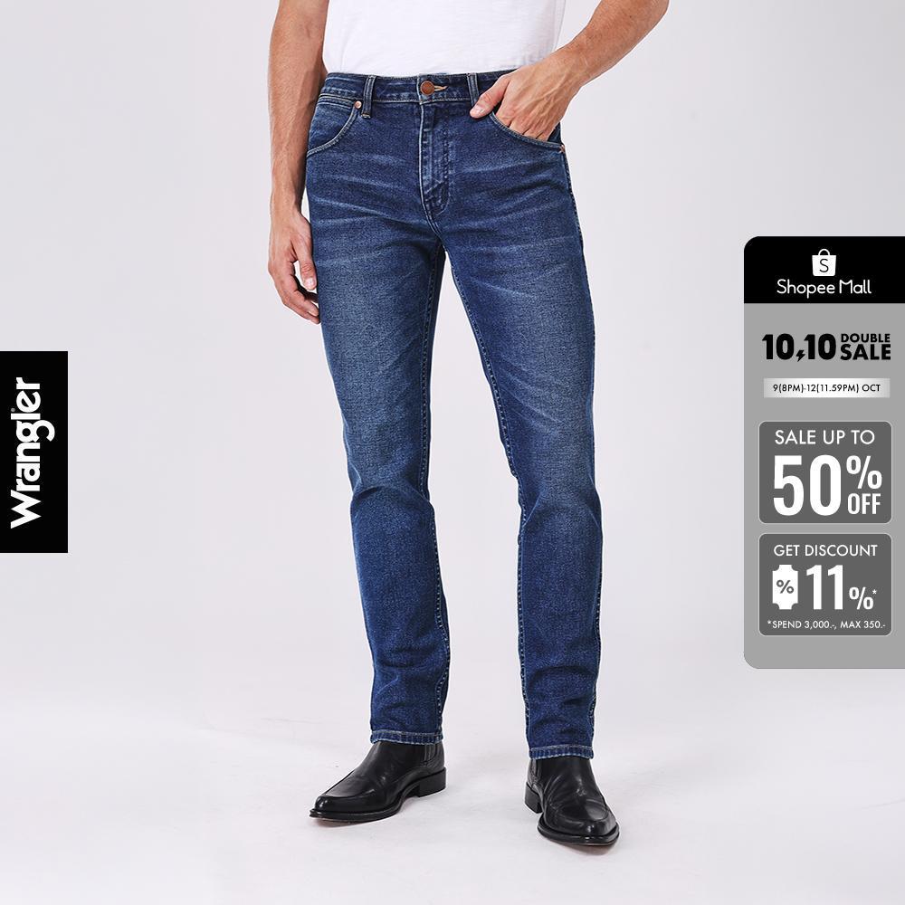 WRANGLER جينز رجالي Beyond Indigo بخصر منخفض ضيق — صورة 2