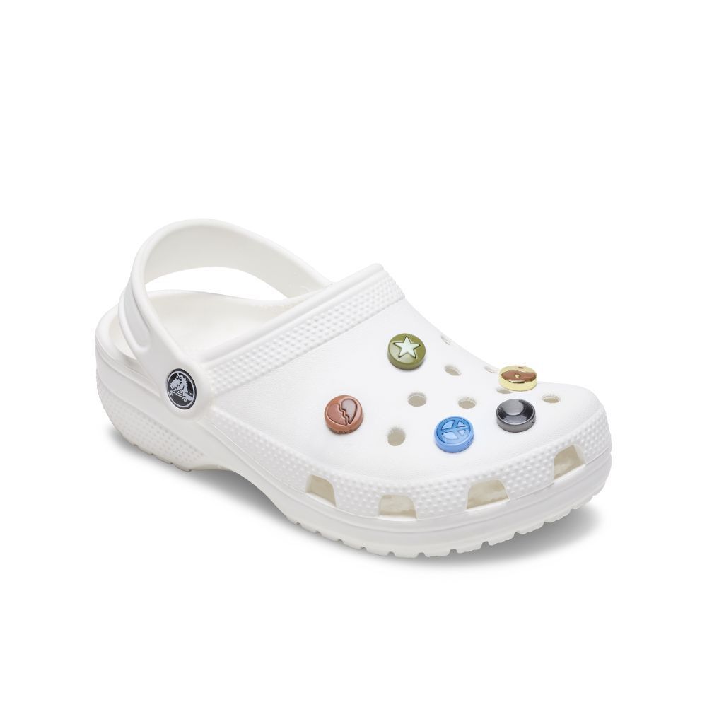 CROCS إكسسوارات حذاء JIBBITZ ‏Metallic Icons ‏(5 قطع) — صورة 2