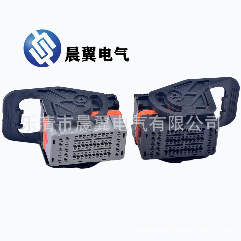 ตัวเชื่อมต่อการวินิจฉัยรถยนต์ขั้วต่อ 65 หลุม DJ7658B-0.6/1.5-21 บอร์ดคอมพิวเตอร์เชื่อมต่อสายรัดลวด