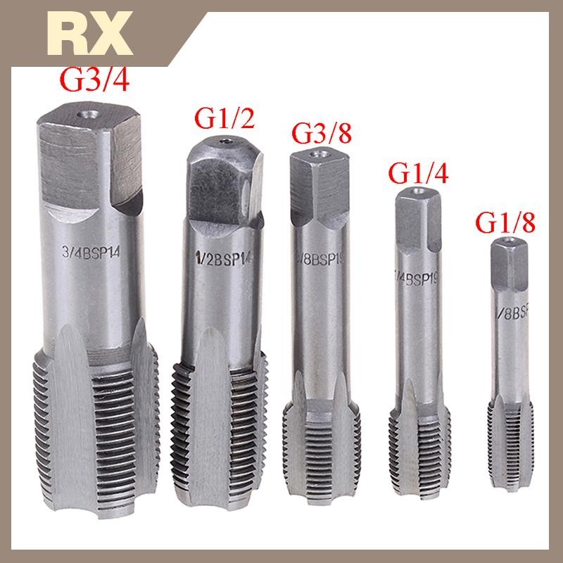 Null G1/8 1/4 3/8 1/2 3/4 HSS Taper ท่อแตะ BSP โลหะสกรูด้ายเครื่องมือตัด null