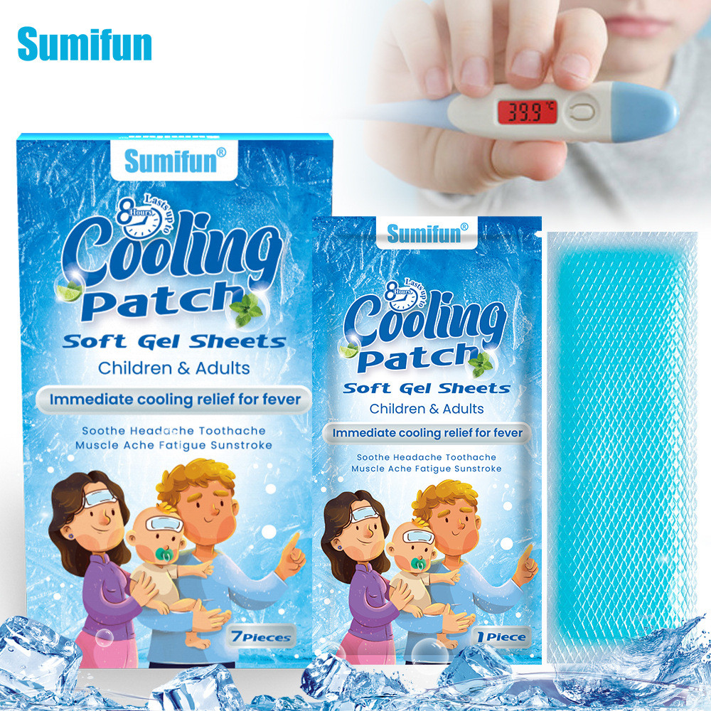 Sumifun Cooling Patch Cooling Patch Hydrogel Patch หน้าผาก Cooling Patch ฤดูร้อนต้องมี k000052
