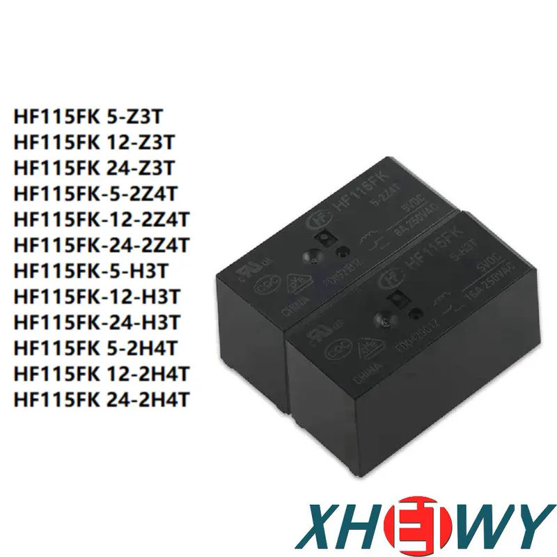 1-5PCS HF115FK 5/12/24-H/Z3T 2Z/2H/4T 5-Z3T 24-Z3T 5-2Z4T 12-H3T 24-2H4T HF115FK-24-Z3T HF115FK-5-2Z