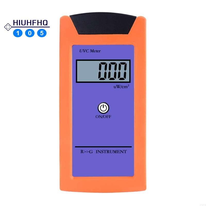 Hiuhfhq106UVC เครื่องวัดแสง 0-1999μW/Cm2 สัตว์เลื้อยคลาน UV Index Meter Spectrum 220-280NM UV เครื่อ