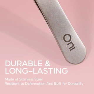Oni Slant Tweezer โอนิ แหนบปลายเฉียง สีเงิน.