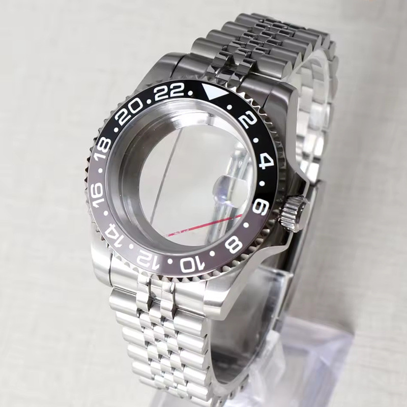 NH35 Water Ghost Case Mirror Sapphire Glass Fine-Tunning Strap เหมาะสําหรับ NH34NH36