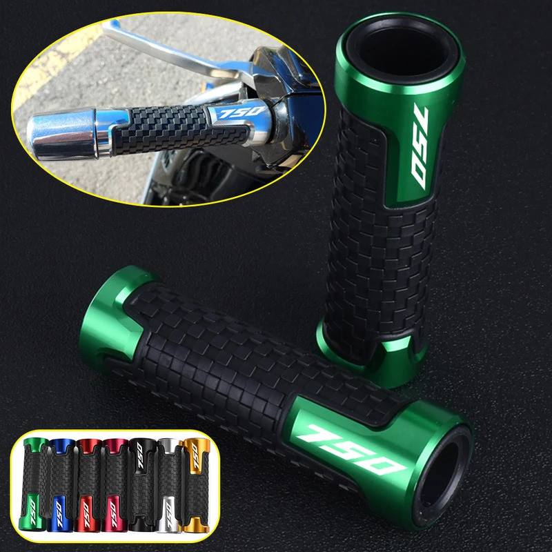 อุปกรณ์เสริมรถจักรยานยนต์ Anti-Skid Handle End Grips Bar Hand Handlebar สําหรับ Kawasaki Z750 RS Z 7