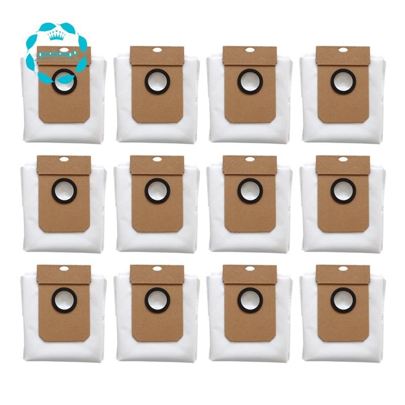 [Fast Q9]12 ชิ้นเข้ากันได้สําหรับ L108s Pro Ultra Robot เครื่องดูดฝุ่นถุงเก็บฝุ่นอะไหล่ทดแทน