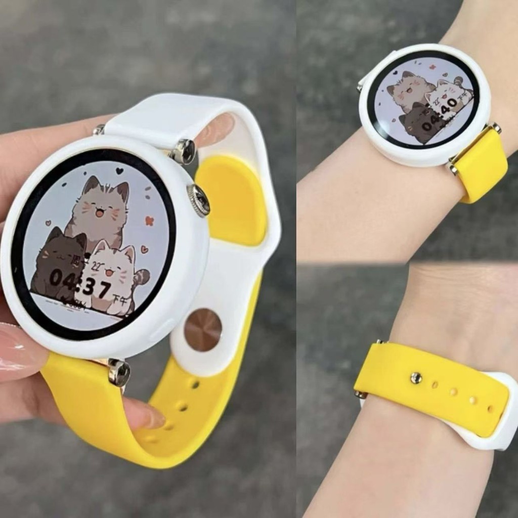 สายนาฬิกาสำหรับHuawei Gt4 (41mm)Gt5(41mm) Gt6(41mm) ตัวเรือน41mmสายชิลิโคนสีเรียบความกว้าง18mm