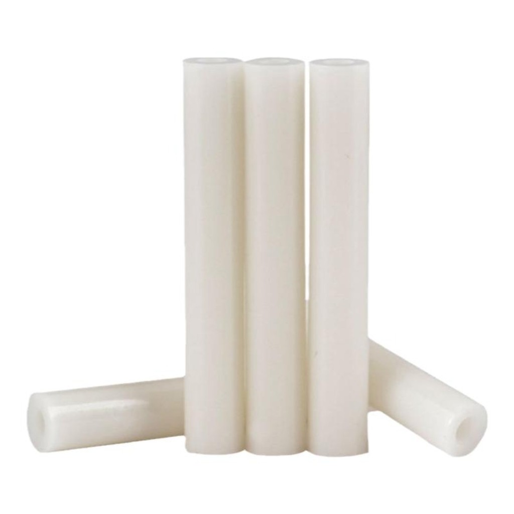 (-XCF)คอลัมน์แยก ABS สีขาว, คอลัมน์แยกฉนวน, คอลัมน์แผ่นพลาสติก 3mm4mm ผ่านคอลัมน์ปลอกไนลอน