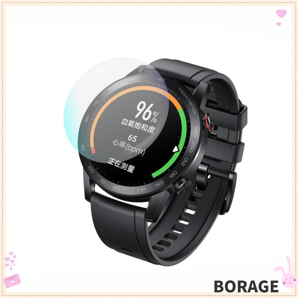 BORAG ฟิล์มกันรอยหน้าจอนาฬิกา HD Slim Ultra thin Full Cover สําหรับ Honor Magic Watch 2 46 มม.
