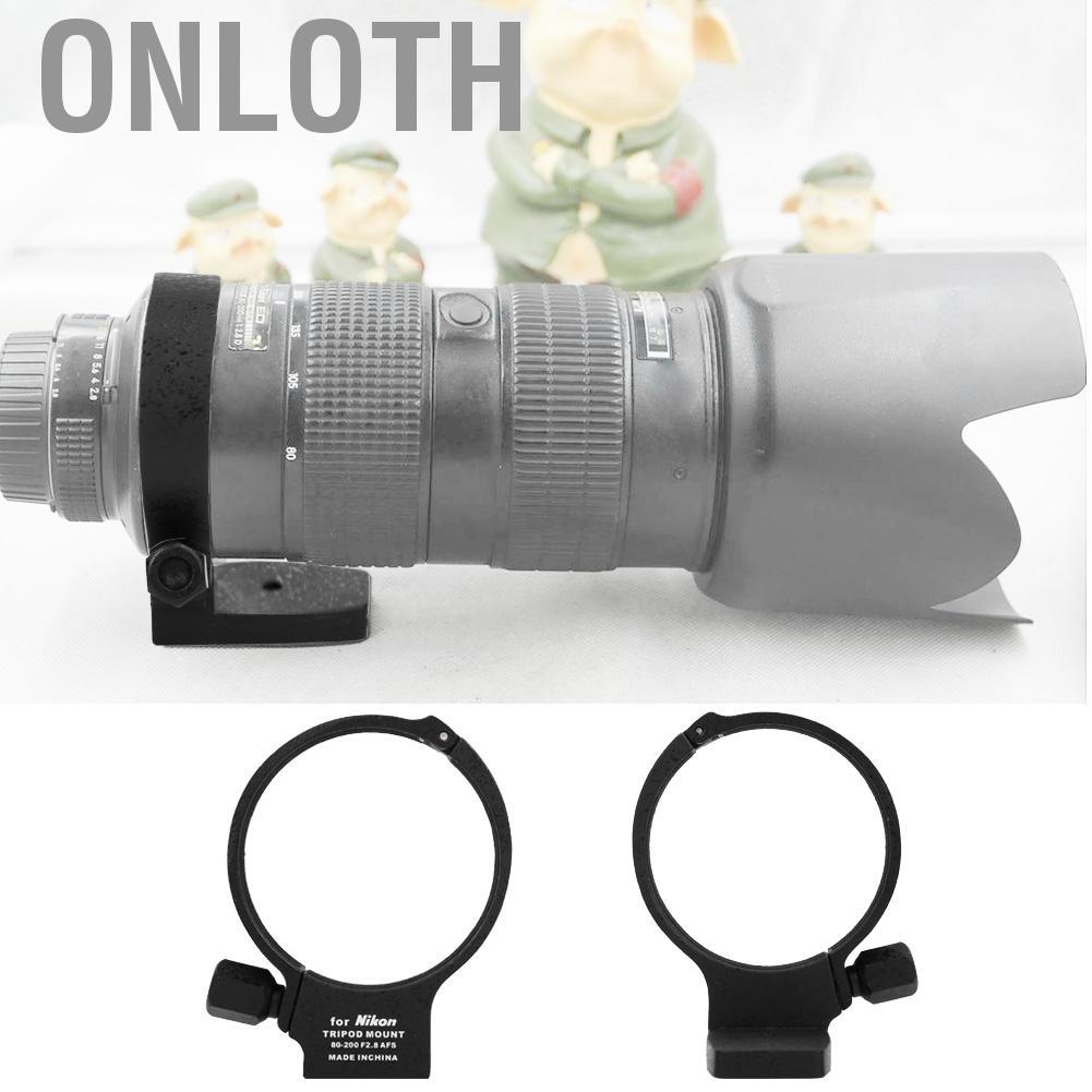 Onloth ขาตั้งกล้องคออุปกรณ์เสริมกล้องแหวนเลนส์สำหรับ Nikon 80-200 มม. F2.8 AFS ช่างภาพ Eresponsive