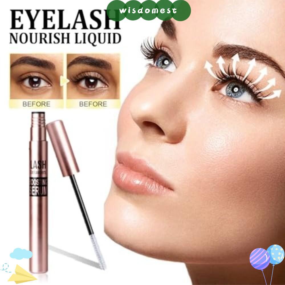 WISDOMEST Lash Serum, Deep Repair Safe & Gentle Lash Enhancers Boosting Serums, พร้อมหัวแปรง Natural