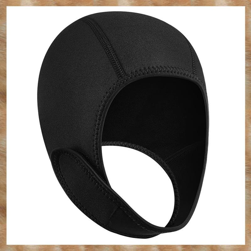 [KYG] Wetsuit Hood Cap Scuba Diving Cap with Chin Straps Surf 2.5 mm Diving Women Sailing