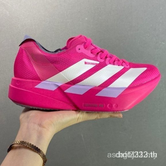 Adizero Adios Pro 4 รองเท้าวิ่งผู้ชายผู้หญิงแผ่นคาร์บอน Adizero EVO SL รองเท้าผ้าใบ JR1269