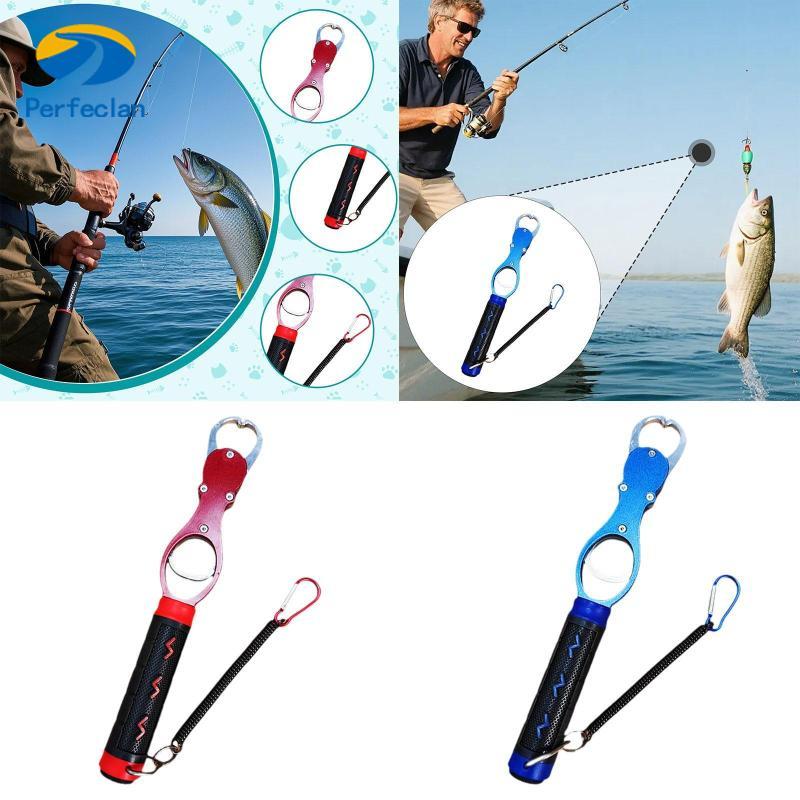 Perfectlan Fish Lip Gripper พร้อมเครื่องชั่งน้ำหนัก คลิปอลูมิเนียม